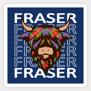 Clan Fraser of Lovat - Hairy Coo Magnet